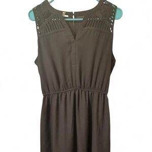 Maurices Charcoal Gray Sleeveless midi dress